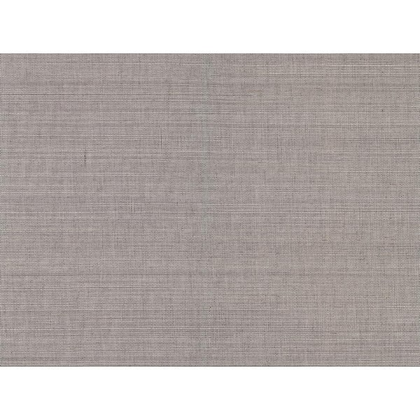A-Street Prints Khuri Grey Grasscloth Grey Wallpaper Sample
