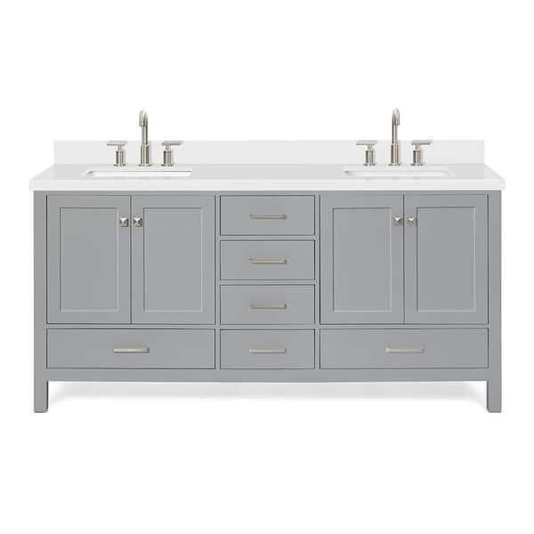 Reviews for ARIEL Cambridge 72 in. Double Sink Freestanding