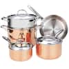 Cooks Standard Multi-Ply Clad 8-Piece Stainless Steel Nonstick Cookware ...