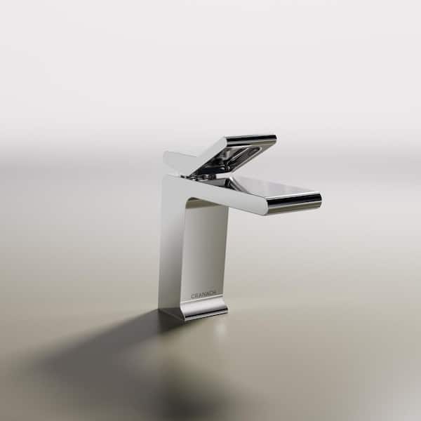 FARNE Single-Hole Single-Handle Bathroom Faucet in Polished Chrome