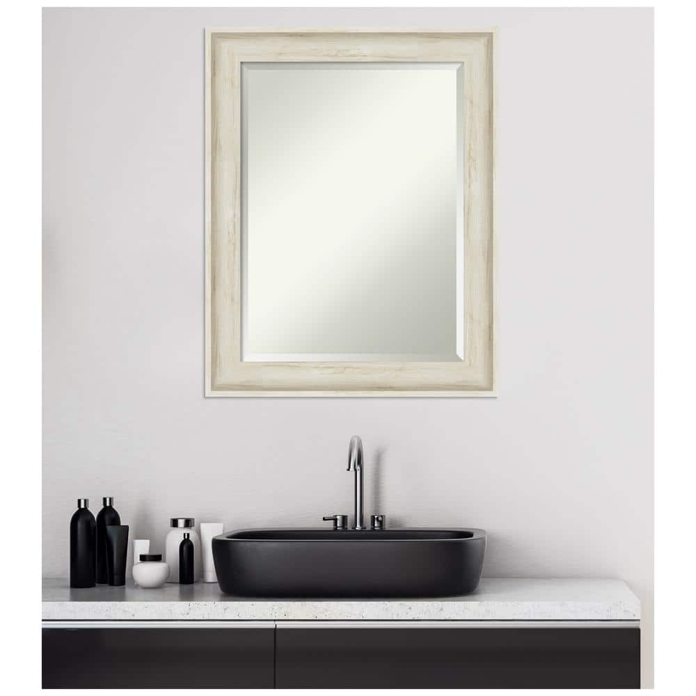 Regal Birch Cream Rectangular Bathroom Vanity Wall Mirror