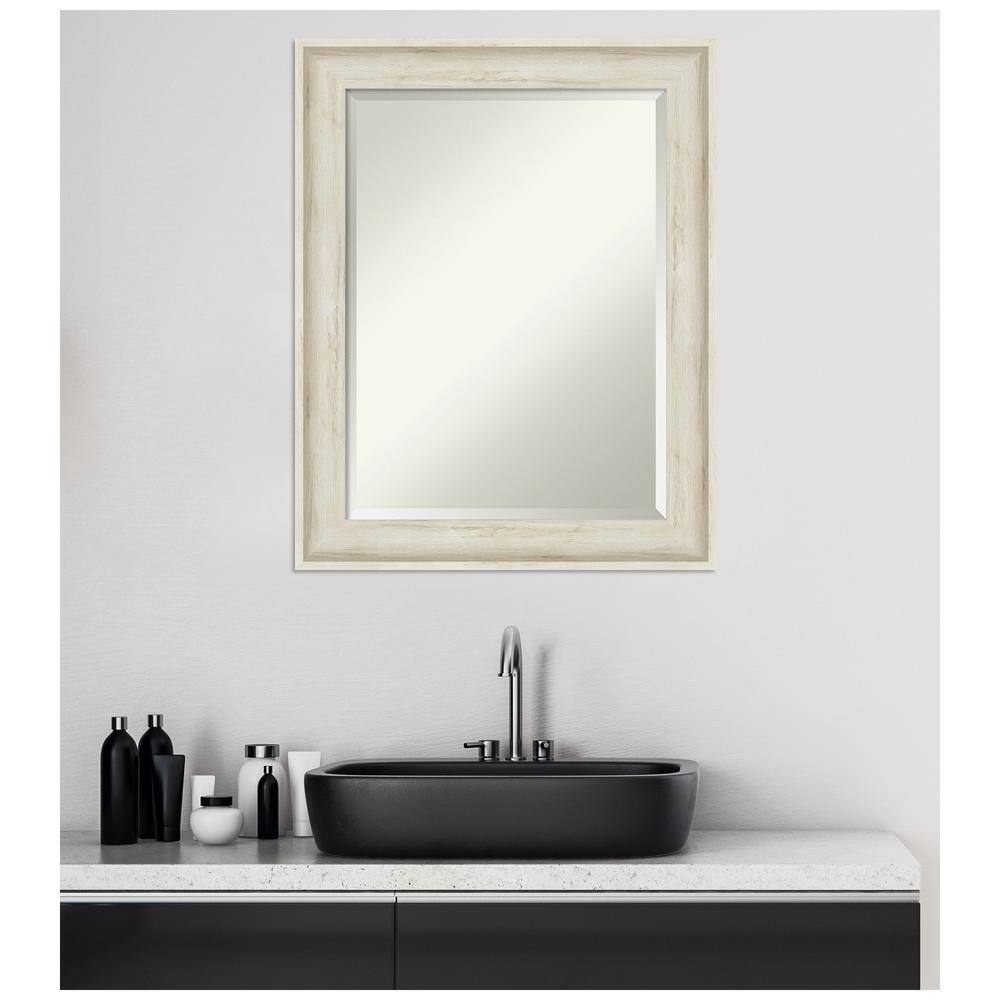 Regal Birch Cream Rectangular Bathroom Vanity Wall Mirror