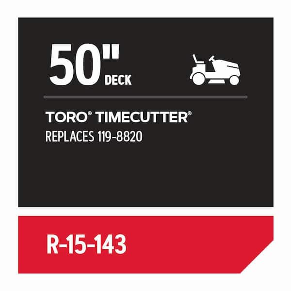 Replacement Belt for 50 in. Deck Riding Mowers, Fits Toro TimeCutter