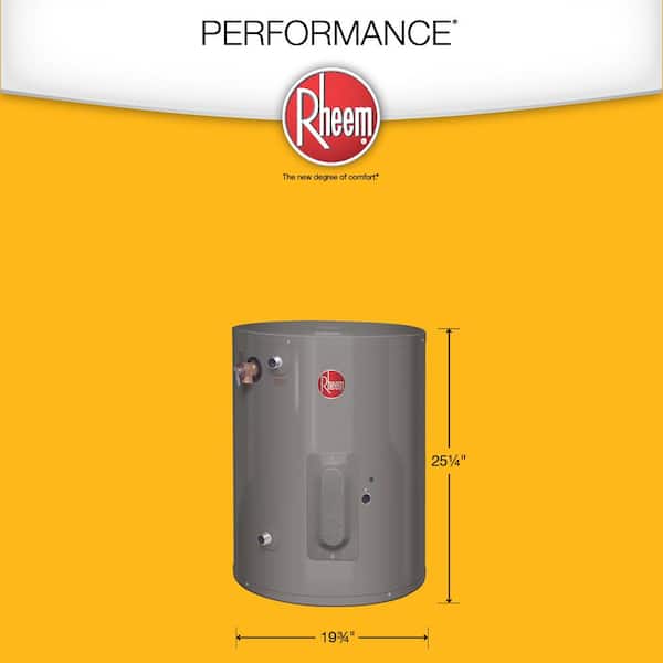 Rheem Commercial Point of Use 20 Gal. 240-Volt 6 kW 1 Phase Electric Tank  Water Heater EGSP20 240 Volt 6kw POU - The Home Depot