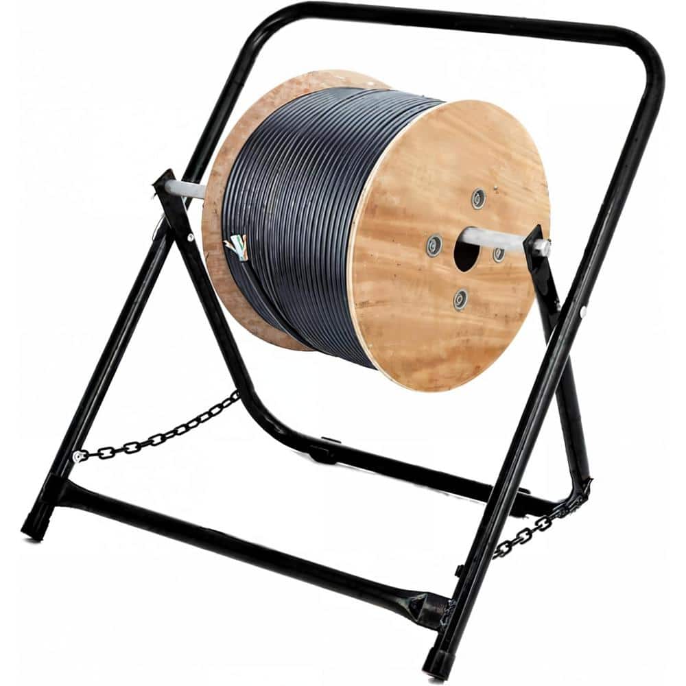 Single Axel Foldable Cable Caddy for Spools up to 20 in. Diameter, 100 lbs.