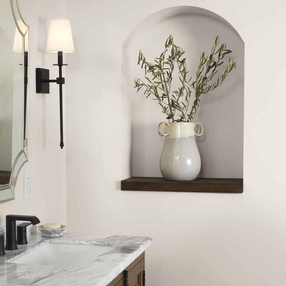 Monroe Transitional 24" Matte Black Outdoor Wall Sconce