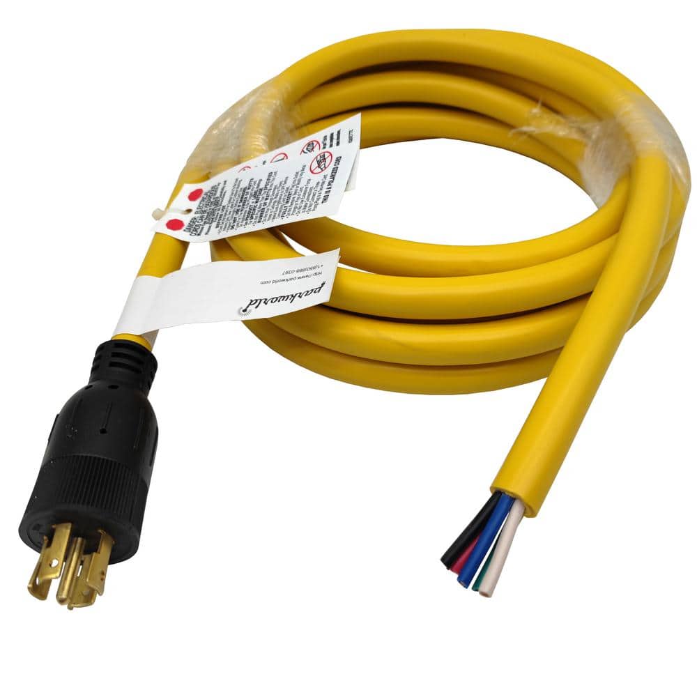 parkworld 15 ft. 12/5 20 Amp, Yellow 120Volt/208Volt Twist Lock NEMA