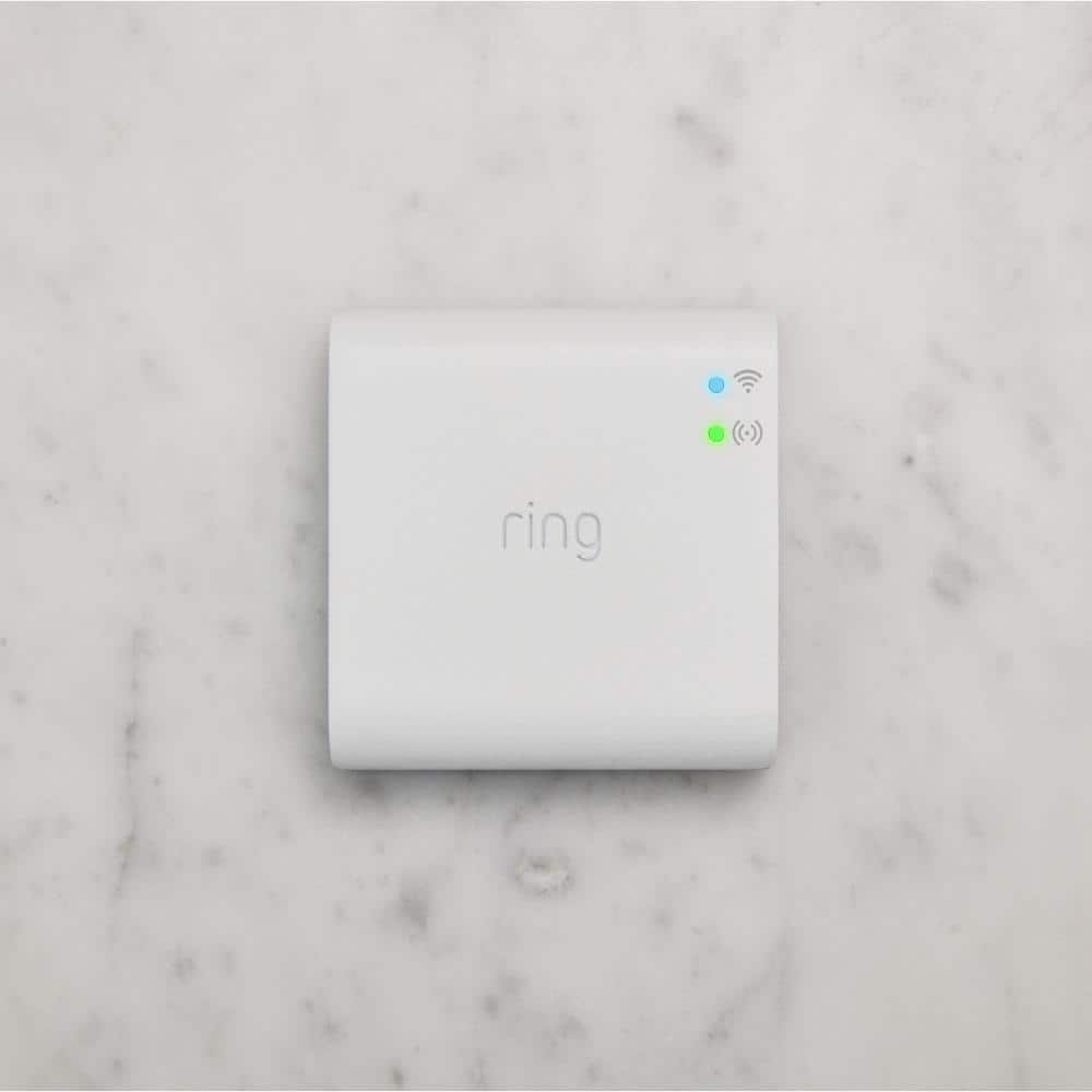 White Wireless Smart Lighting Bridge with Alexa Integration