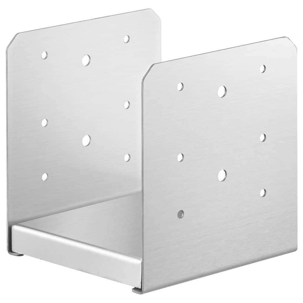 6 in. x 6 in. Post Base, 10-Pieces Stainless Steel Adjustable Post Anchor Bracket (Internal 5.9 x 5.5 in.) Supports Deck price history on PriceWatchPro