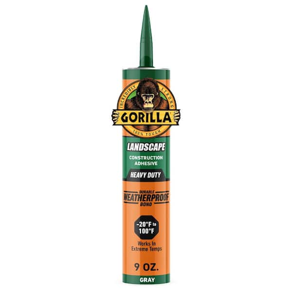 Gorilla 9 oz. Construction Adhesive Landscape Gray Cartridge