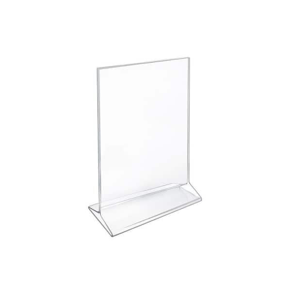 5.5 in. x 8.5 in. Vertical Top Load Acrylic Sign Holder