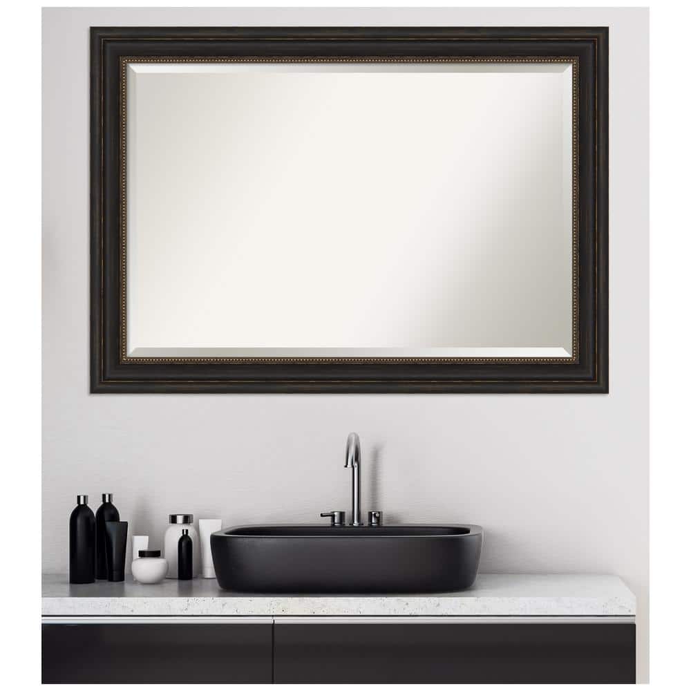 Accent Bronze Rectangular Bathroom Vanity Mirror 41 x 29 Inches