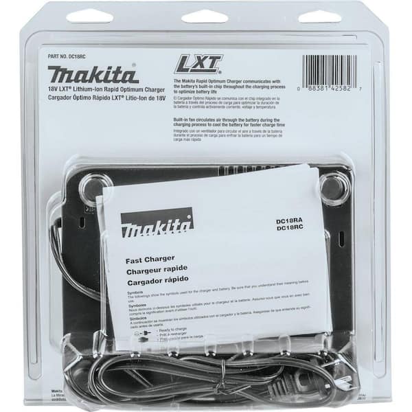 Chargeur rapide optimal Lithium-Ion LXT Makita, 18V