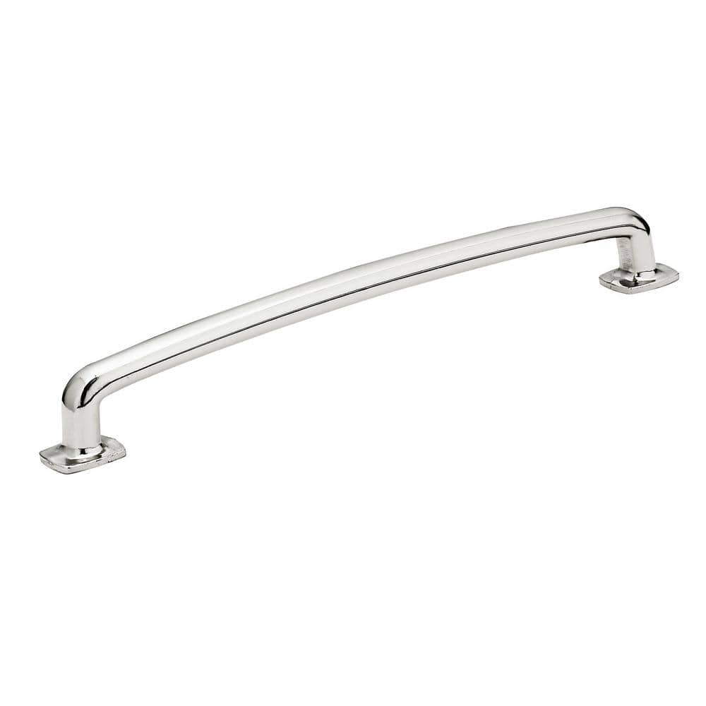 Terrebonne Collection 7-9/16 in. (192 mm) Classic Polished Nickel Curved Cabinet Bar Pull price history on PriceWatchPro