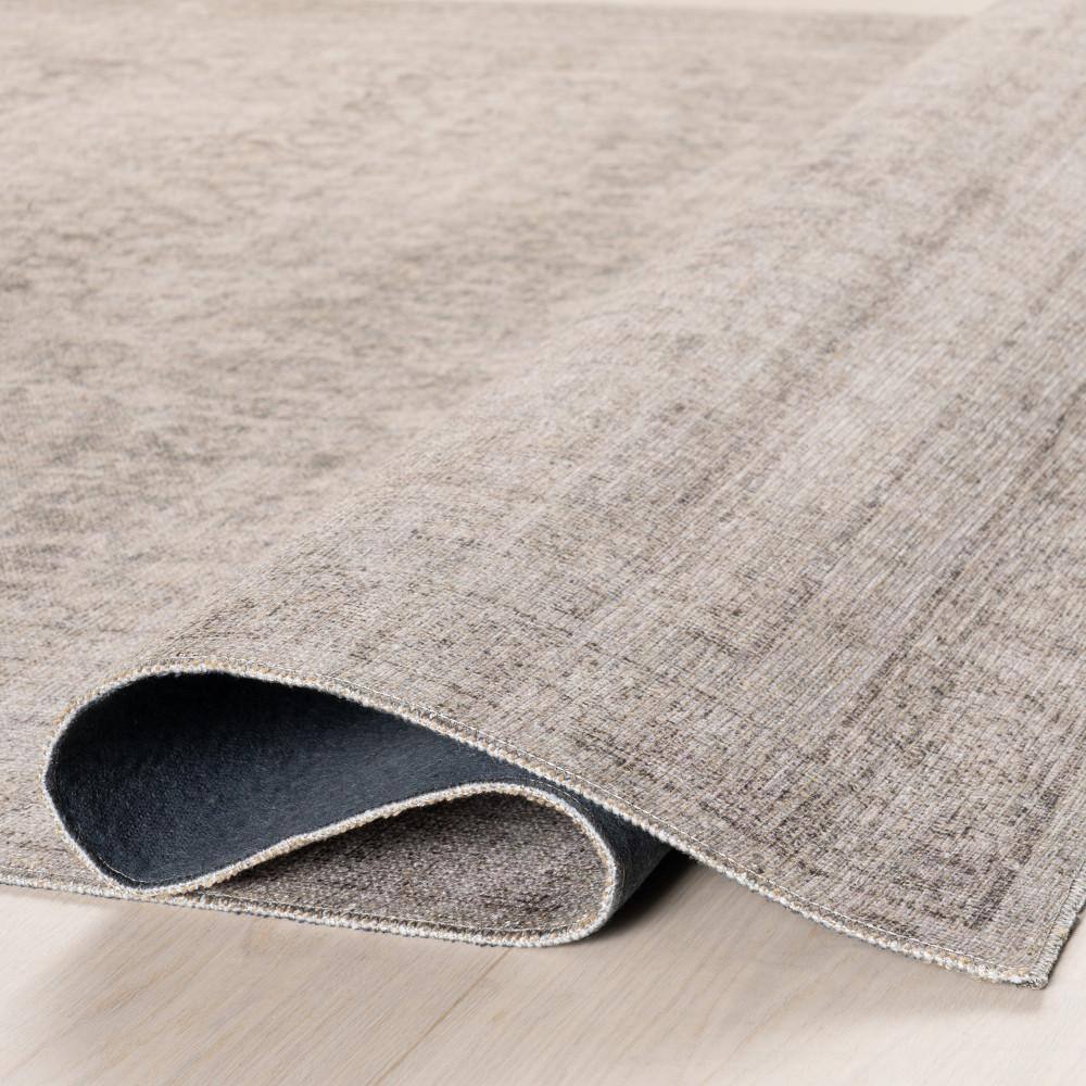Giorgina Grey Rectangular Synthetic 8' x 10' Area Rug