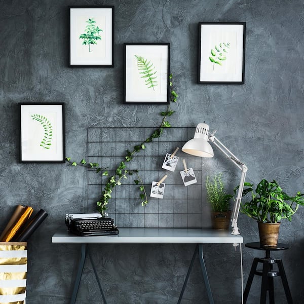 Architect 31.5 in. Glossy White Clamp-On Desk Lamp