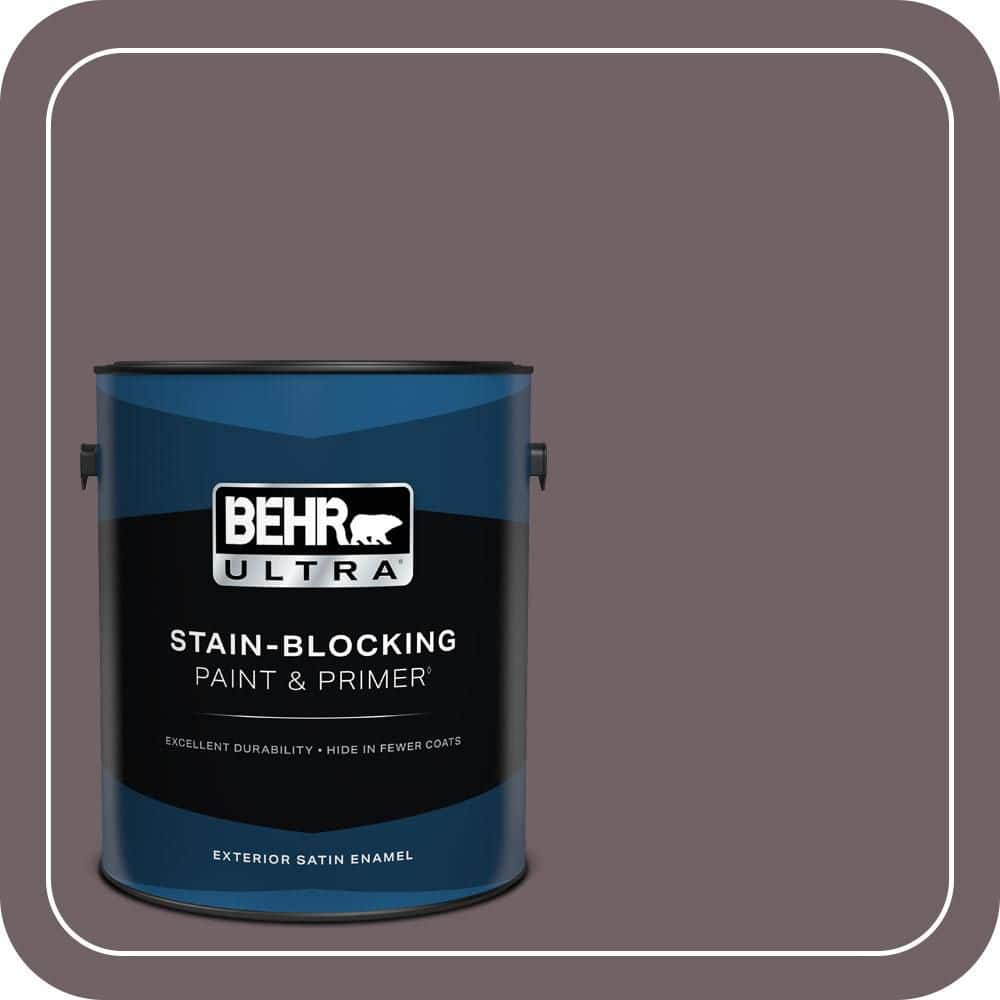 1 gal. #N110-6 Dignified Purple Satin Enamel Exterior Paint & Primer price history on PriceWatchPro