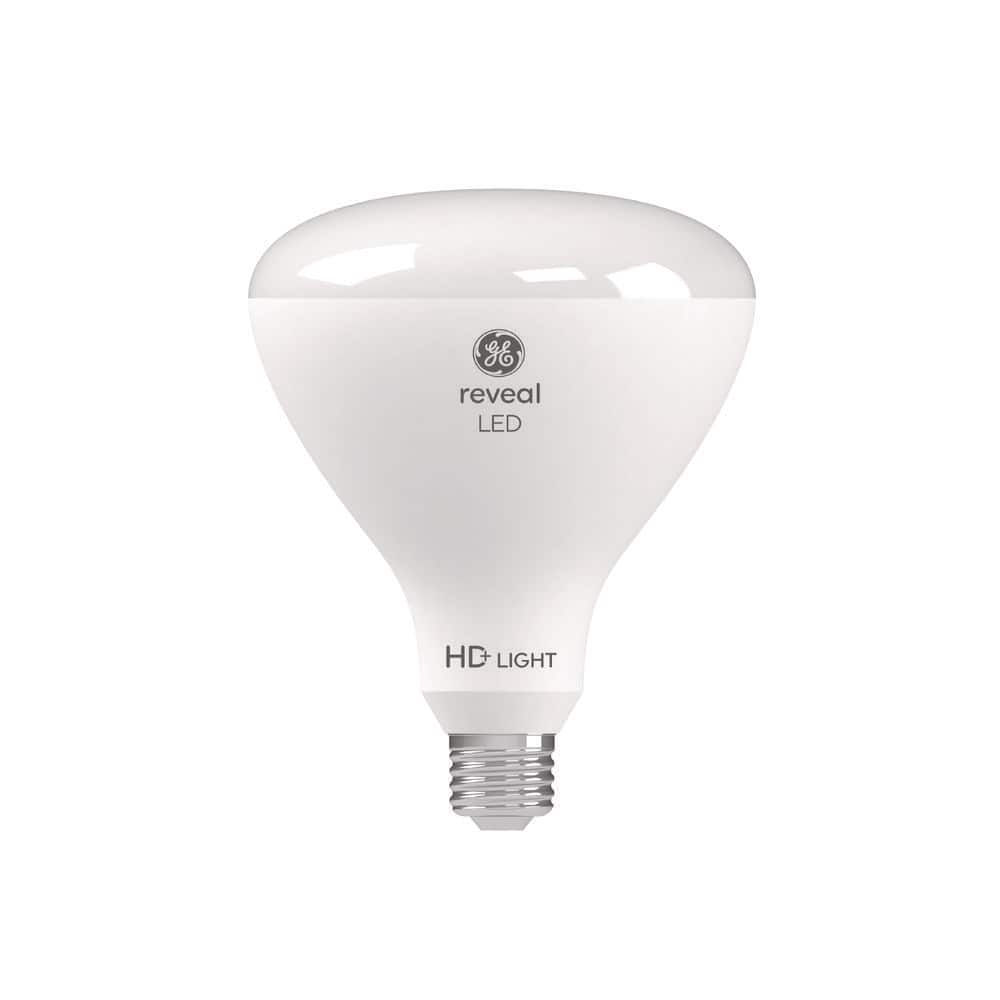 GE 85-Watt Equivalent Bright White BR40 Dimmable Reflector LED Light ...