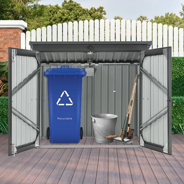 ECOCHIC SPACES INC Outdoor Garbage Bin Shed 62.25 in. W x 40 in. D