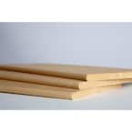 0.75 in. x 1-13/48 ft. x 8 ft. Bullnose Particle Board Shelving Board  (Common: 3/4 in. x 15-1/4 in. x 8 ft.) 1602408 - The Home Depot