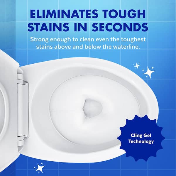 Power 24 oz. Clinging Gel Atlantic Fresh Scent Disinfecting Toilet Cleaner (2-Pack)
