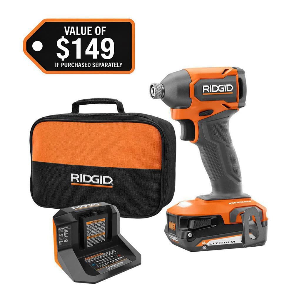 18V SubCompact Brushless Cordless Impact Driver Kit with 2.0 Ah Battery, Charger, and Tool Bag price history on PriceWatchPro