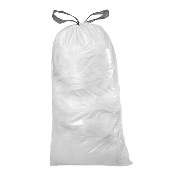 Plasticplace 6 Gal. to 8 Gal. 16.42 in. x 29.93 in. White
