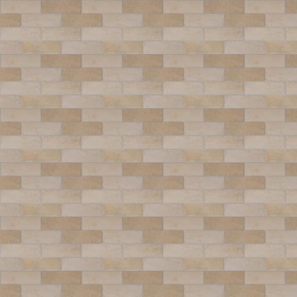 Rhythm Cream 2.5 in. x 8 in. Glossy Ceramic Rectangular Wall Tile (5.38 sq. ft. /Case) price history on PriceWatchPro