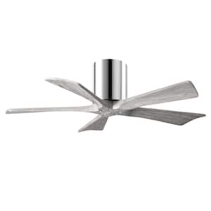 Irene 42 in. Indoor/Outdoor Polished Chrome Ceiling Fan With Remote Control And Wall Control