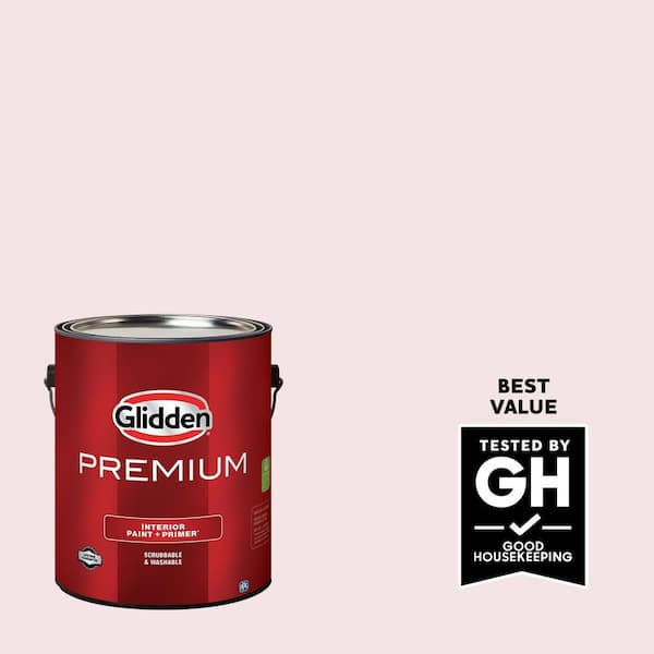Glidden Premium 1 gal. PPG1184-1 Gaiety Satin Interior Latex Paint