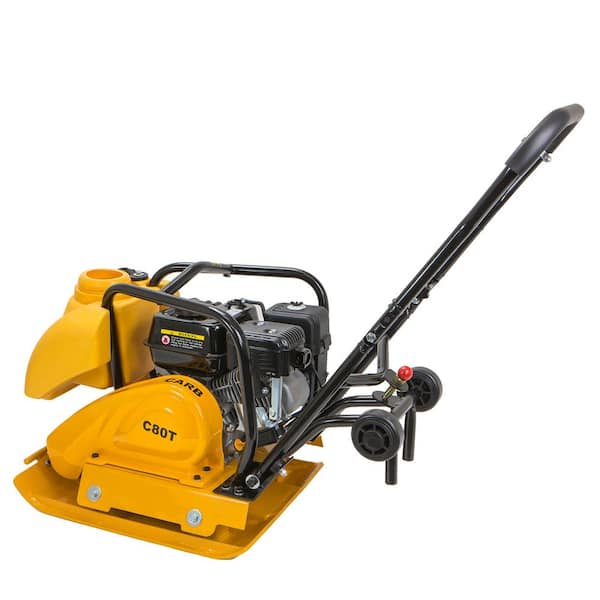 Stark USA 6.5HP Plate Compactor 21 x 21 inch Plate Gas-Powered 196cc  Vibratory Plate Construction Concrete Tamper Machine Power Paver