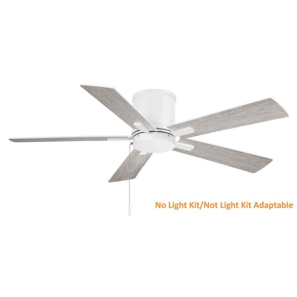 Hampton Bay Grantway 48 in. Indoor/Covered Outdoor Matte White Low