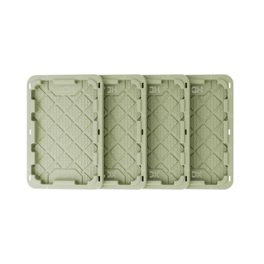 Army Green 27 Gal. Storage Tote Lid 4-pack price history on PriceWatchPro