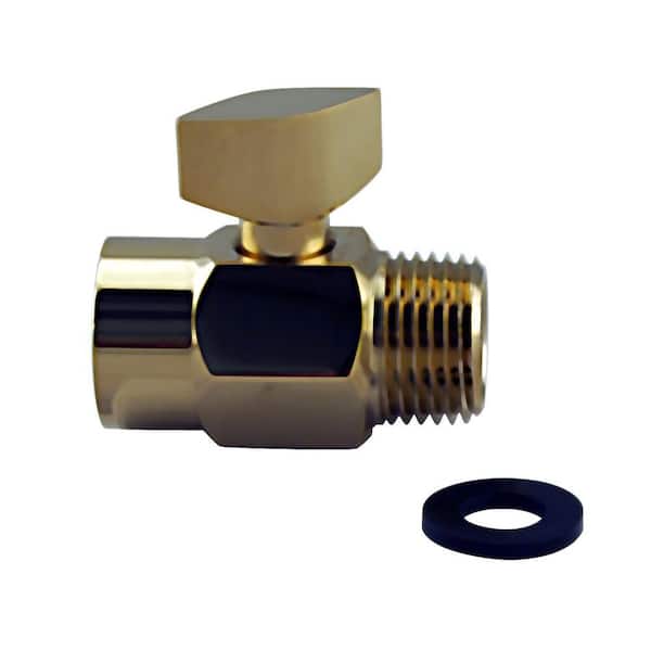 1/2 in. IPS Shower Volume Control Valve in Polished Brass