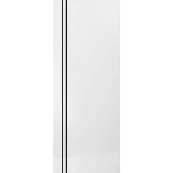 30 in. x 80 in. Solid Wood with Honeycomb White Interior Door Slab