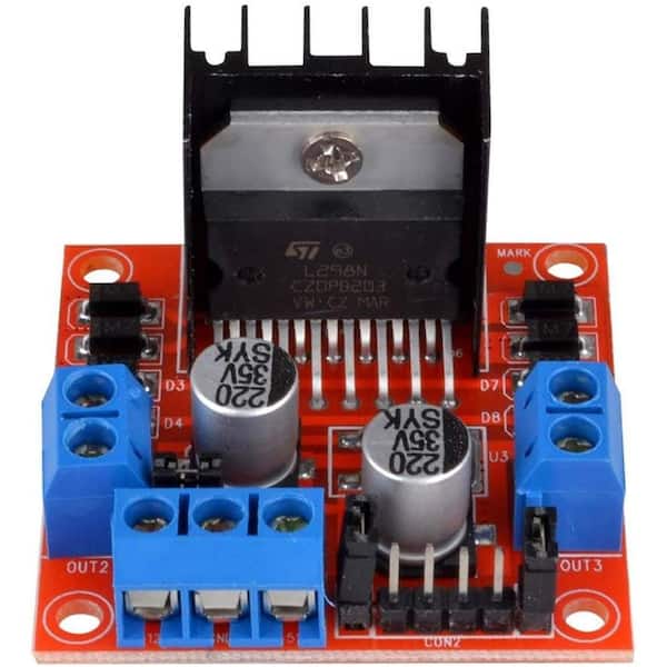 EKIEUDL - 4 pcs. L298N Motor Driver Controller Board Module Stepper Motor DC Dual H-Bridge for Arduino Smart Car EV Charger