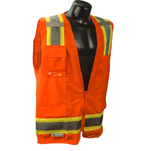 Radians Extra Large Surveyor Orange Class 2 Two-Tone Vest