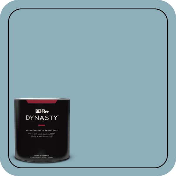 BEHR DYNASTY 1 qt. #QE-51 Atmosphere Matte Interior Stain-Blocking Paint and Primer