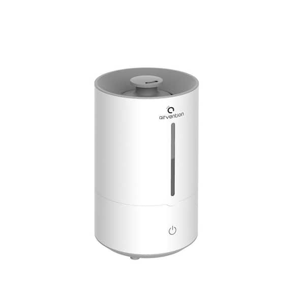 0.88 gal. White Humidifier for Whole House, 360° adjustable outlet