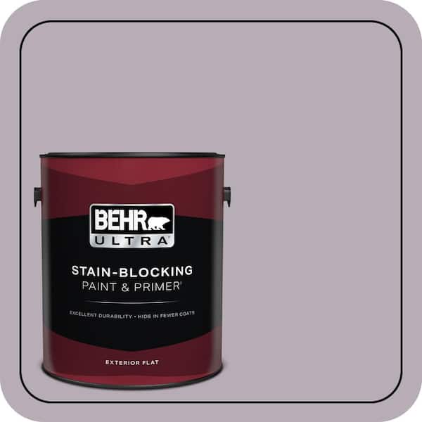 BEHR ULTRA 1 gal. #670F-4 Silverberry Flat Exterior Paint & Primer