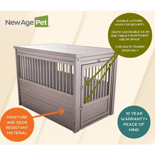New Age Pet Dog Crate - Grey Extra Large EHHC405XL - The Home Depot