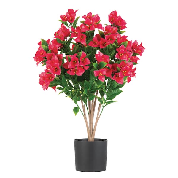 Artificial 25 in. Indoor and Outdoor Fuschia Bougainvillea