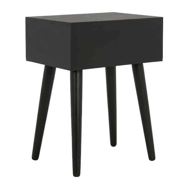 SAFAVIEH Lyle Black Storage Side Table ACC5702D - The Home Depot
