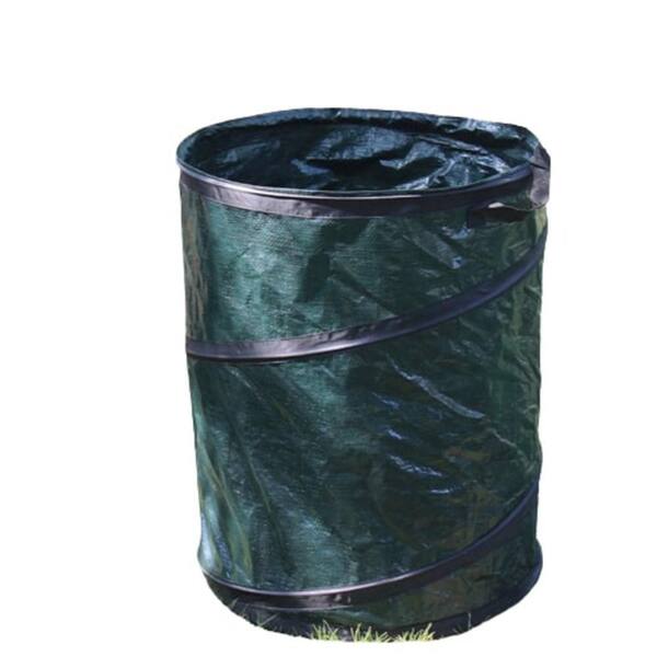 Outdoor Compost Garden Compost Bag Green Reusable Garden Waste Bag with Lid Collapsible Leaf Lawn Bags 2 Pack 15 Gallon/34 Gallon Multifunction Gardening Container 