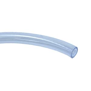 Hybrid PVC Hose Clear Vinyl Tubing Flexible PVC Tubing by 3/8 Inch ID Heavy Duty and Lightweight 50-Feet Length 