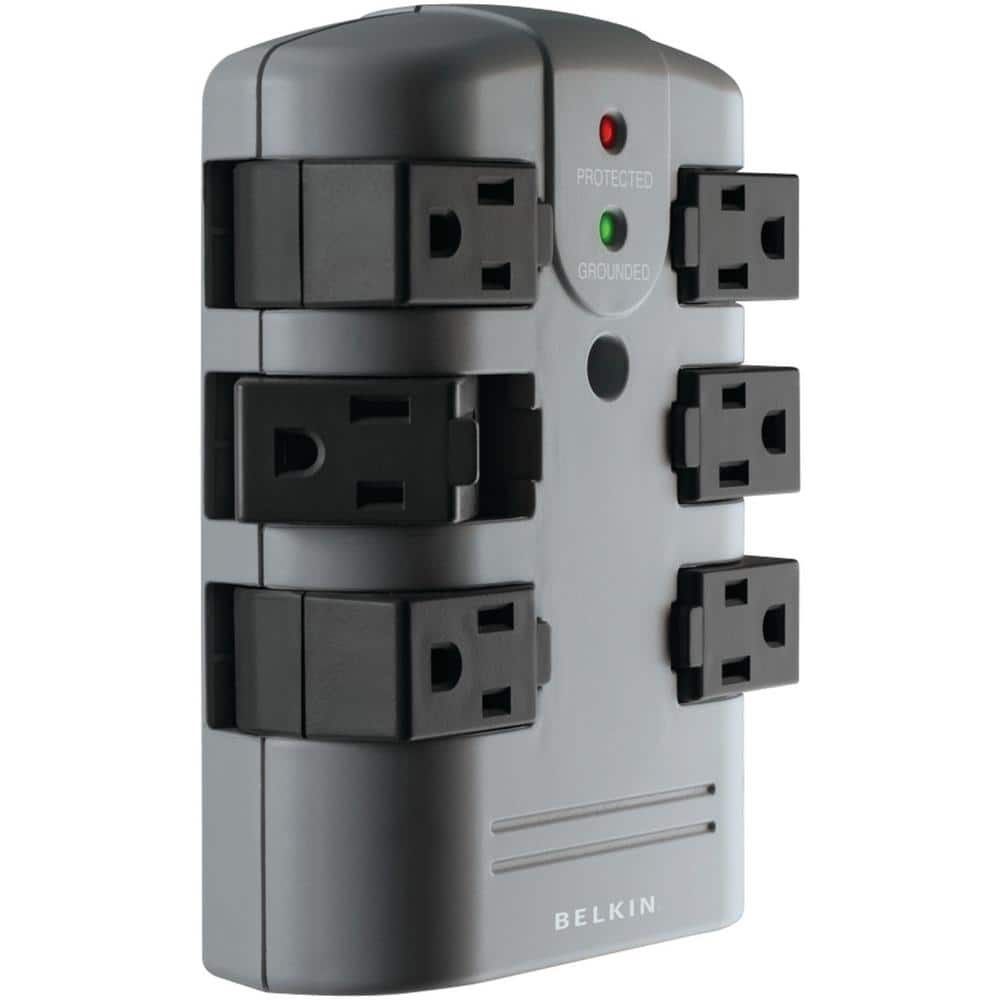 UPC 722868594490 product image for 6-Outlet Pivot-Plug Surge Protector Wall Tap | upcitemdb.com