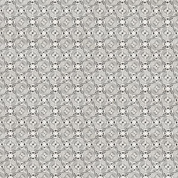 A&A Surfaces Take Home Sample - Encaustic Baroque Stamp 4 in. W x 4 in. L Waterproof Click Lock Luxury Vinyl Plank Flooring