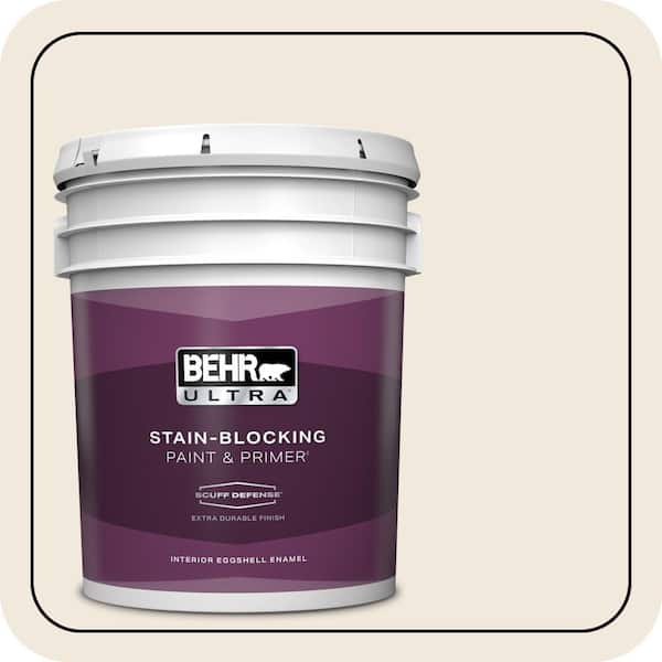 BEHR ULTRA 5 gal. #PPL-50 Table Linen Extra Durable Eggshell Enamel Interior Paint & Primer
