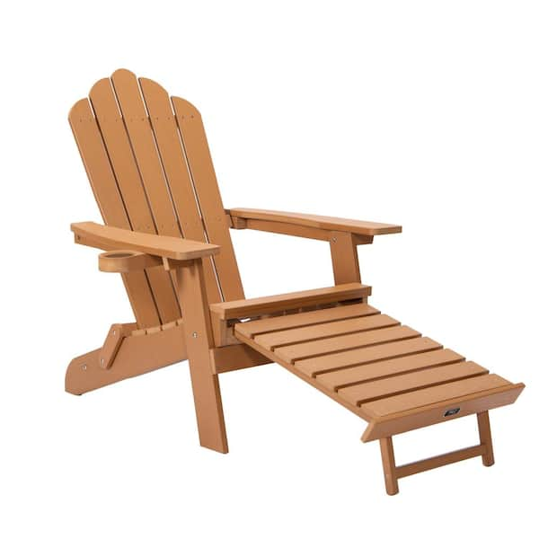 FORCLOVER Brown Reclining Composite Plastic Weather Resistant