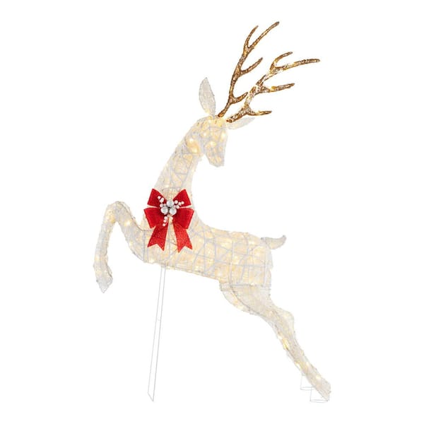 Home Accents Holiday 5 Ft 160 Light, Outdoor Deer Decorations